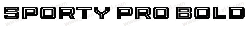 Sporty Pro Bold XP字体转换